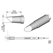 JBC C245951 Bevel Cartridge Soldering Tip, 3.8mm
