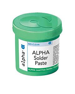 Alpha 158166 CVP-390 Lead Free No-Clean Solder Paste, SAC305, 500g Jar